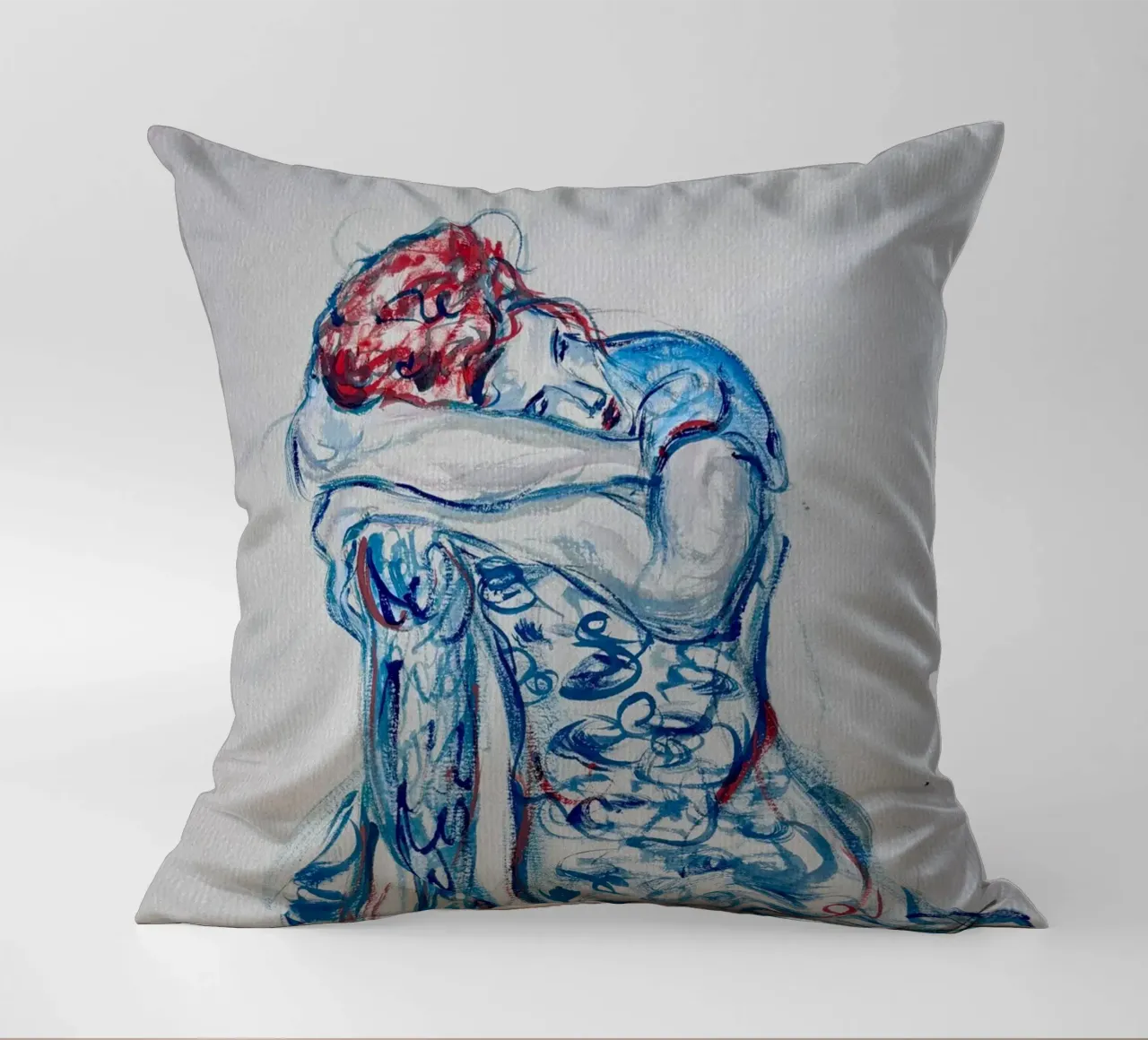 Donna addormentata cuscino da Kunst.der.Amelie