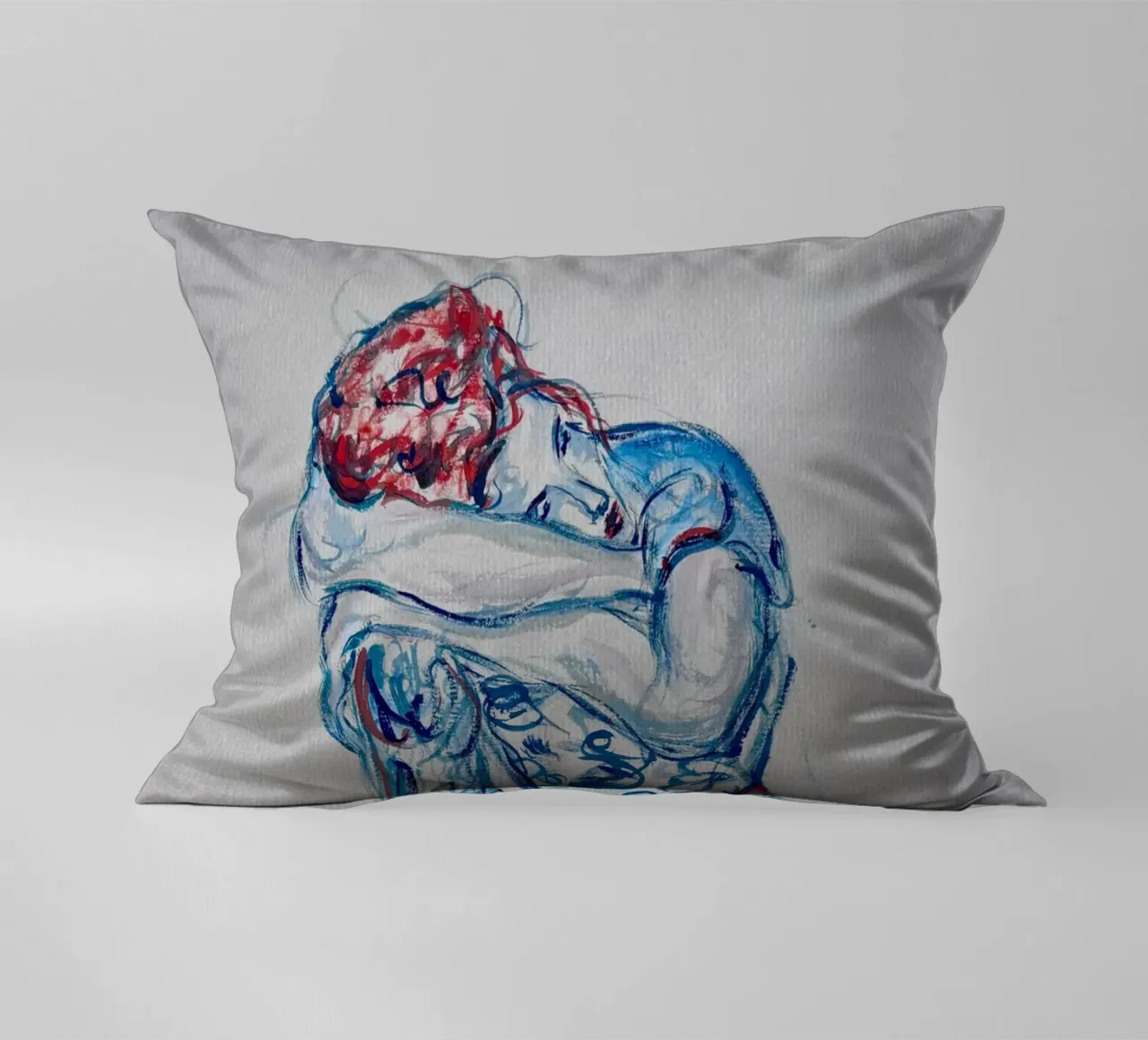 Donna addormentata cuscino da Kunst.der.Amelie