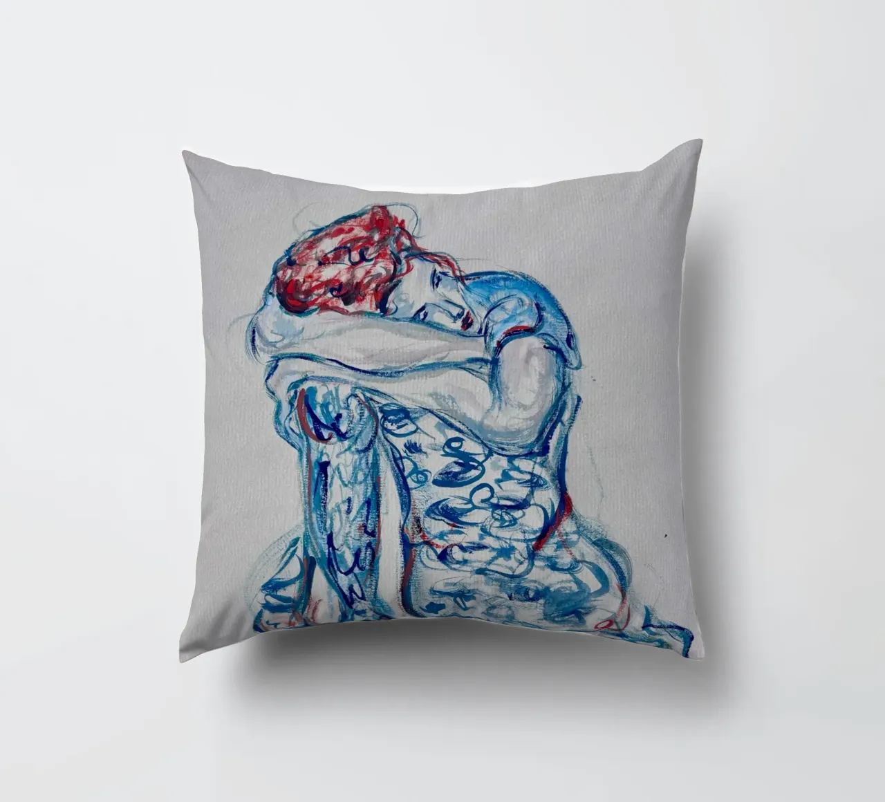 Donna addormentata cuscino da Kunst.der.Amelie