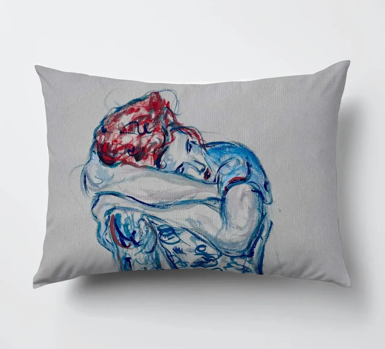 Donna addormentata cuscino da Kunst.der.Amelie