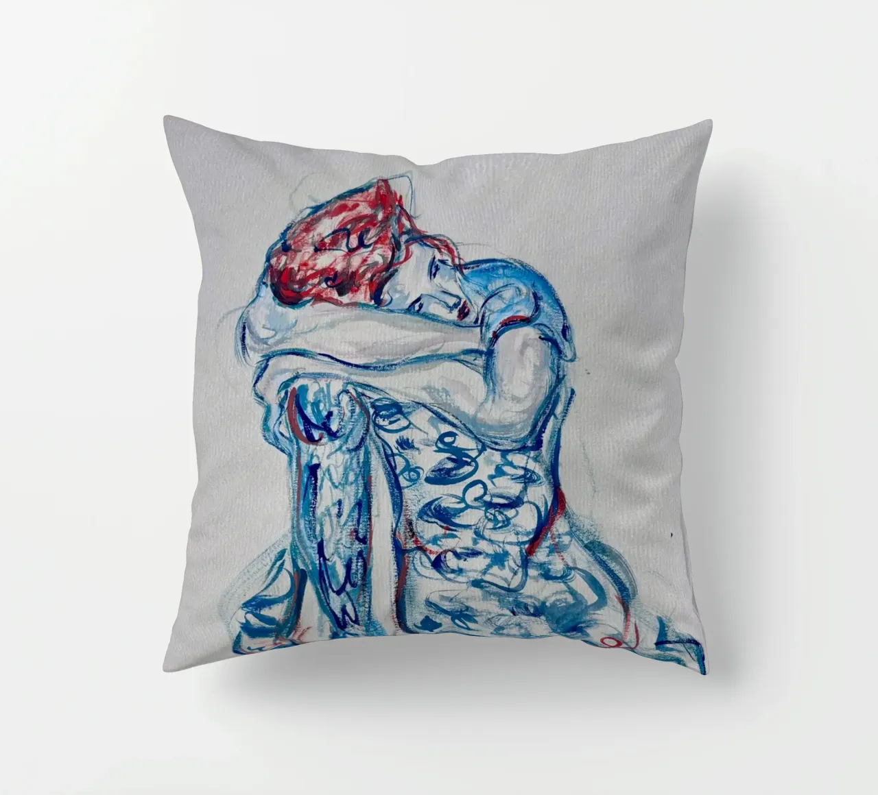 Donna addormentata cuscino da Kunst.der.Amelie