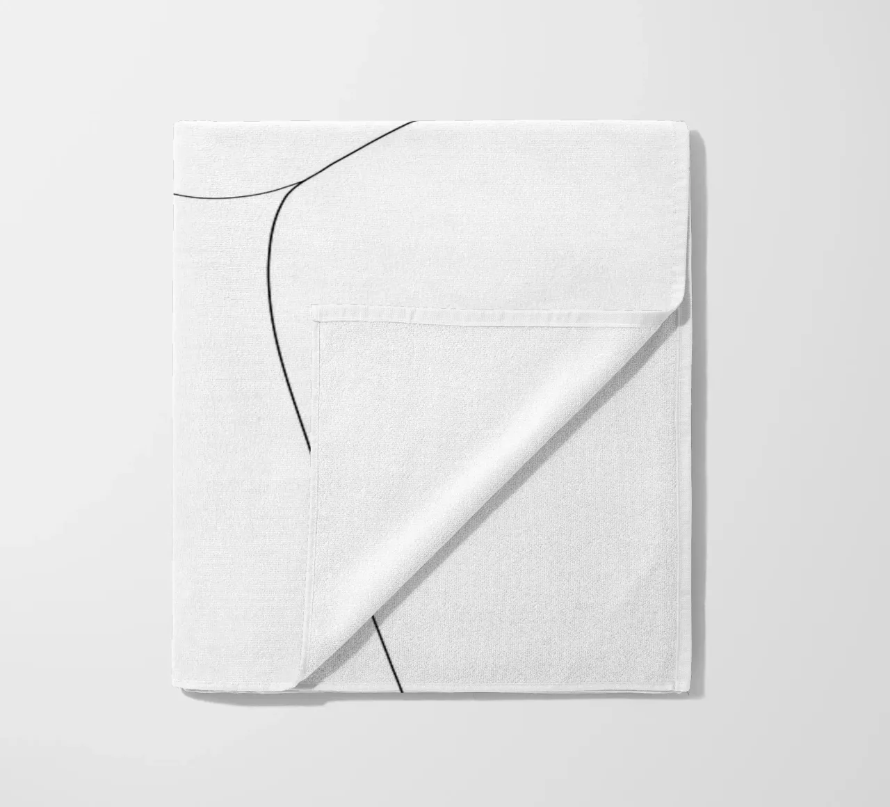 Minimal Line Art Shaka Hand Gesture telo mare da Nadjaa