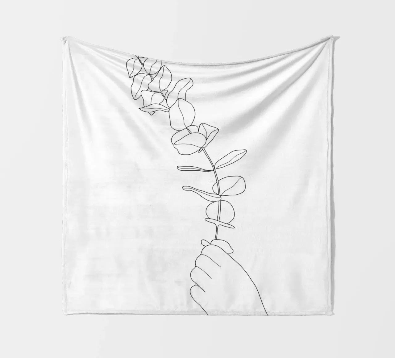 Minimal Hand Holding the Branch 1 coperta in pile da Nadjaa
