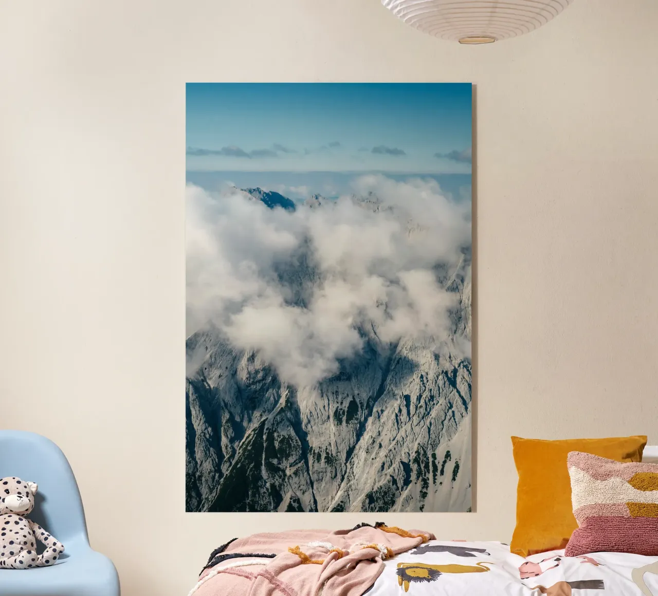 cloud on the mountain plexiglass da comura