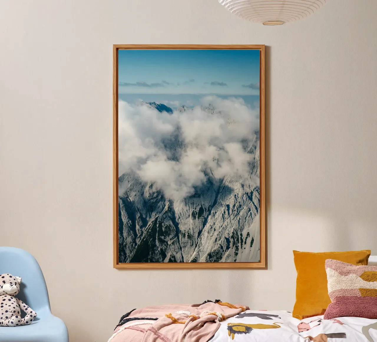 cloud on the mountain alluminio dibond da comura