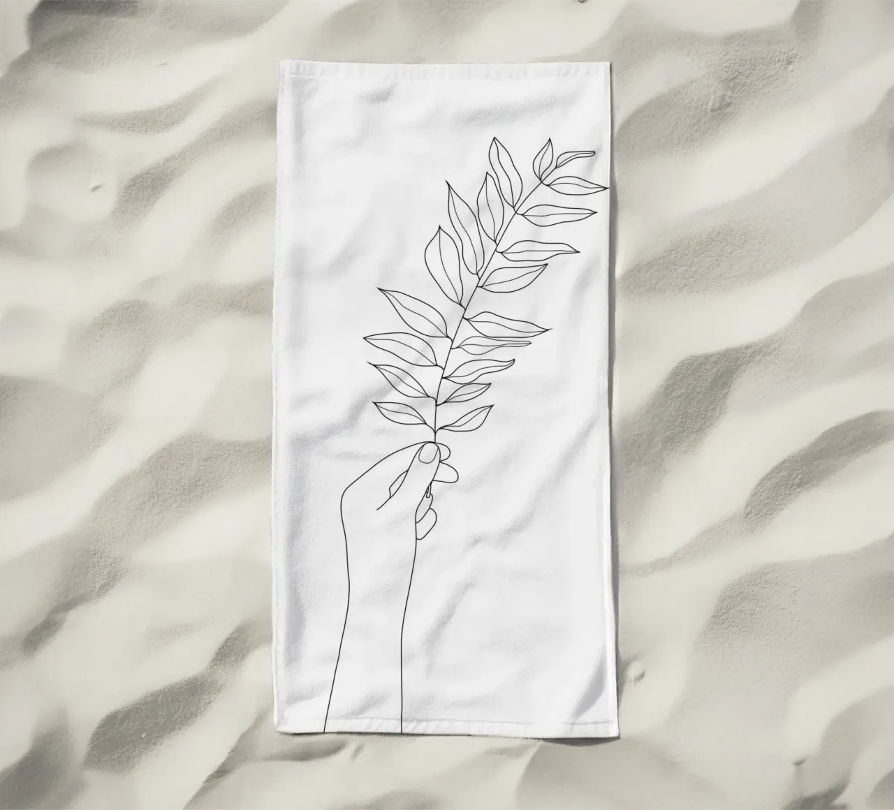 Minimal Hand Holding the Branch 3 telo mare da Nadjaa