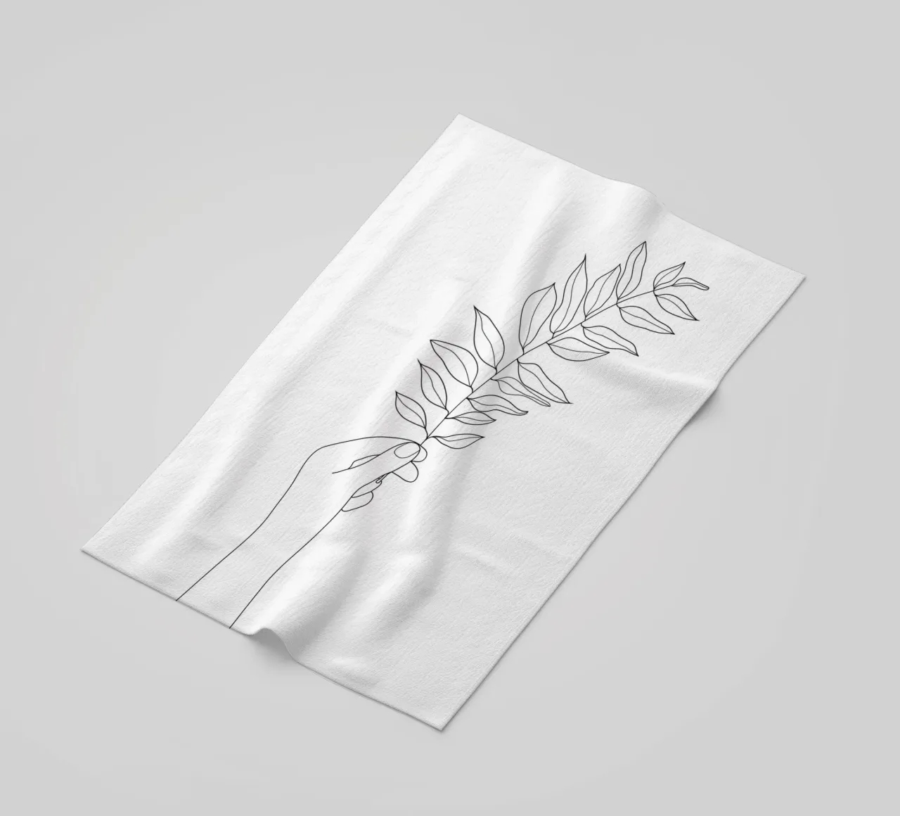 Minimal Hand Holding the Branch 3 telo mare da Nadjaa