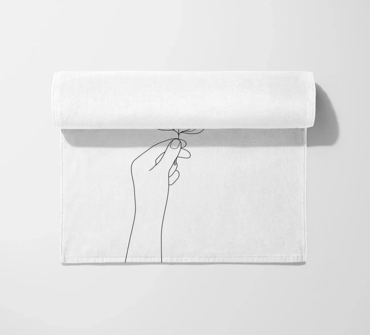 Minimal Hand Holding the Branch 3 telo mare da Nadjaa