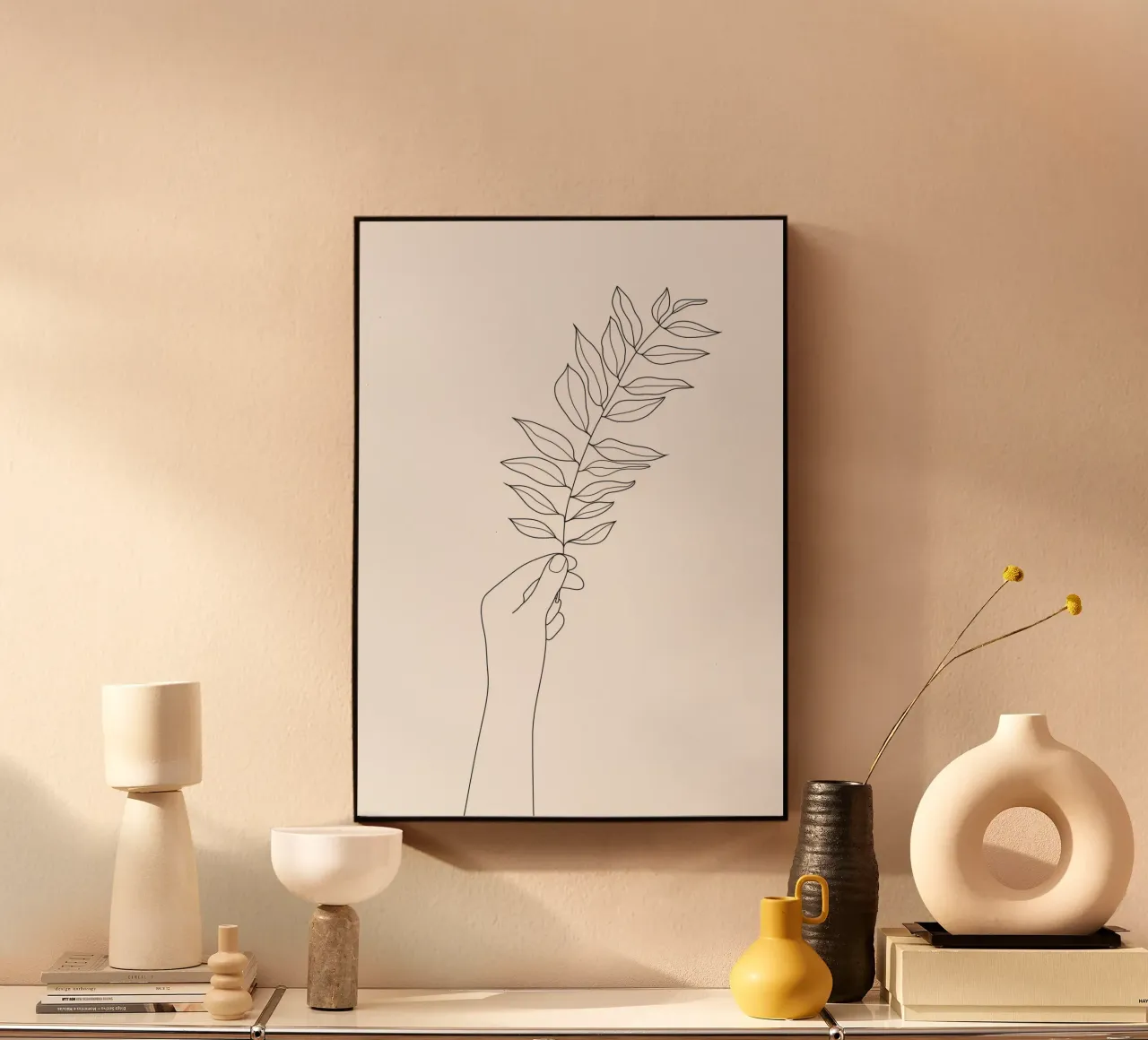 Minimal Hand Holding the Branch 3 plexiglass da Nadjaa
