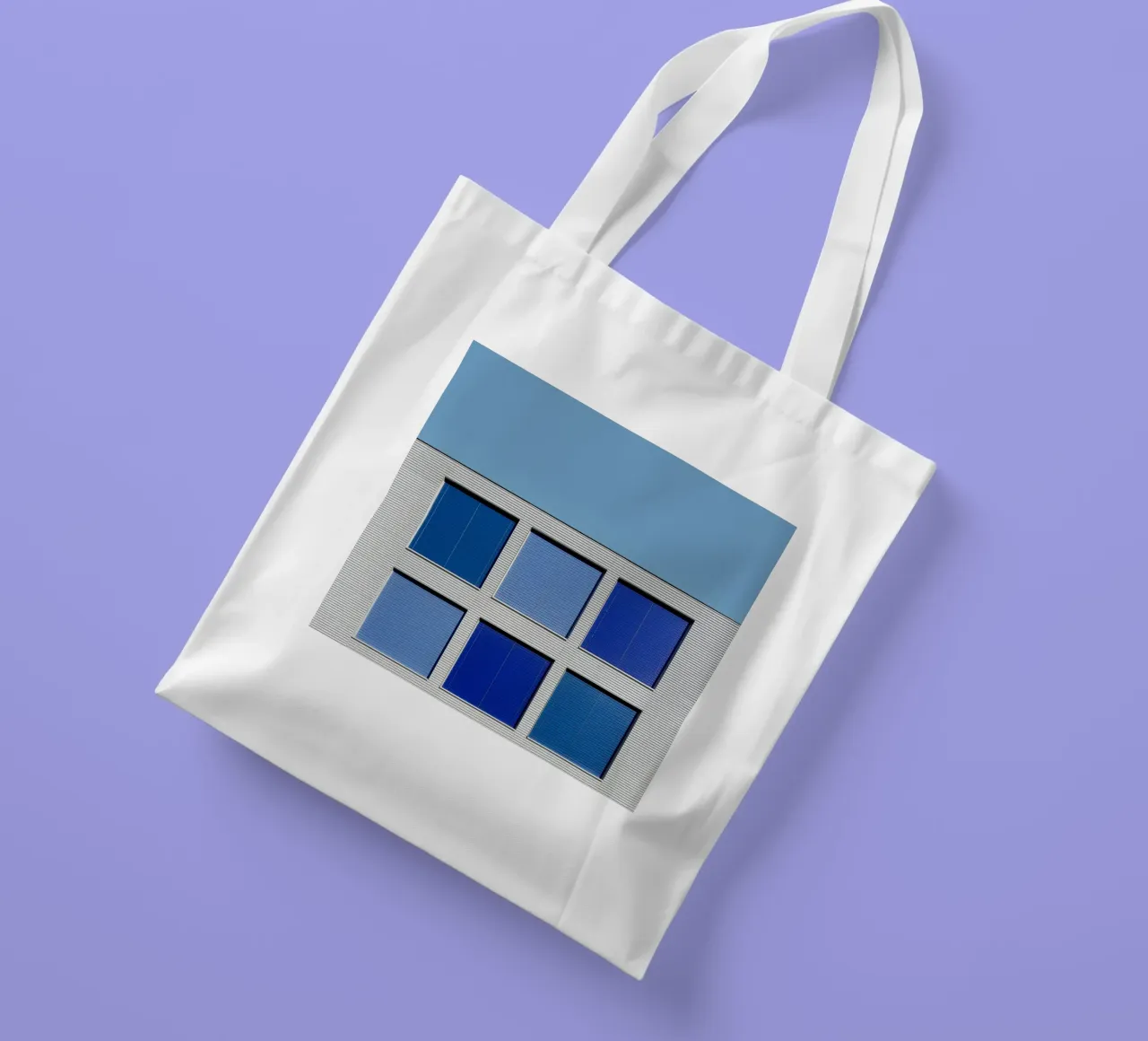 gradient square on building borsa in juta da comura