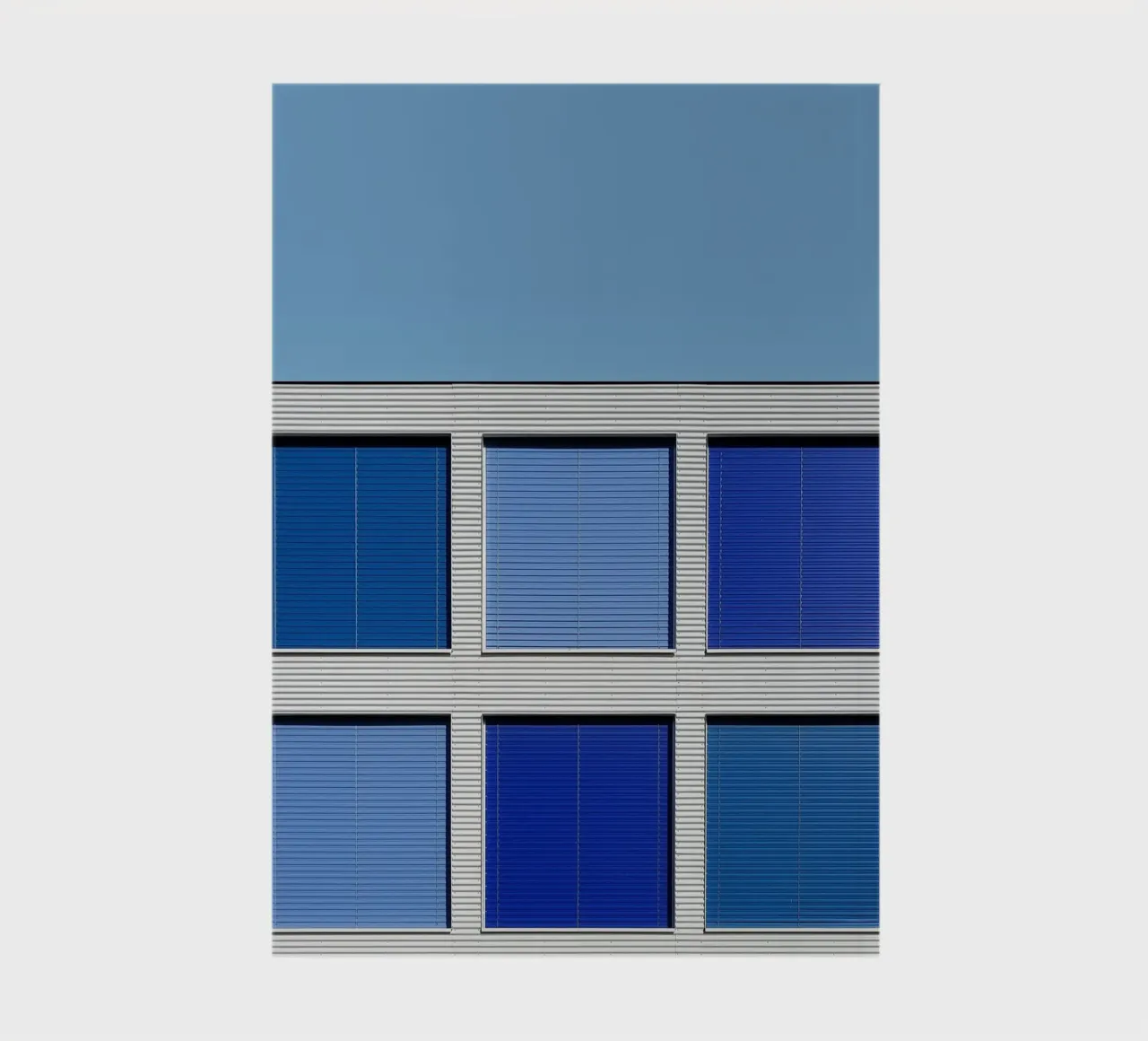 gradient square on building notebook by comura