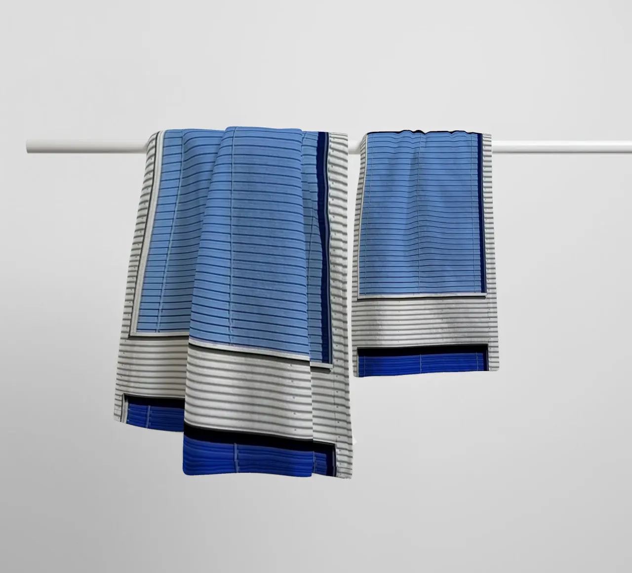 gradient square on building towel by comura
