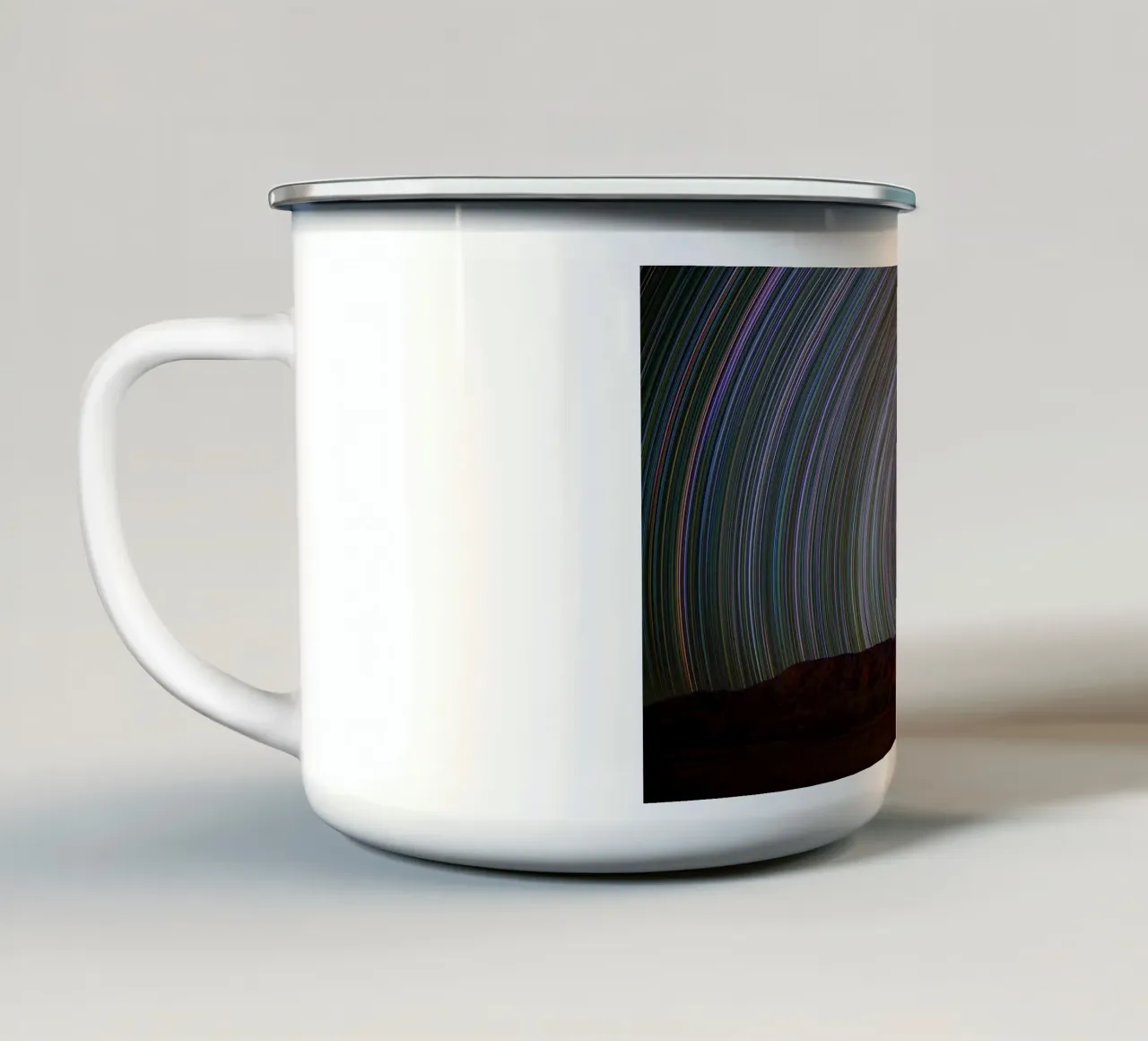 circle light epic tazza in smalto da comura