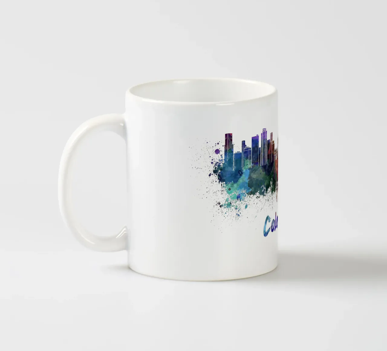 Lo skyline di Colonia in acquerello tazza in ceramica da 🎁 ARTVI-SHOP