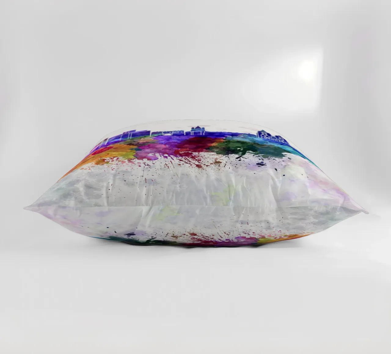 Lo skyline di Colonia in acquerello cuscino da 🎁 NOBELART
