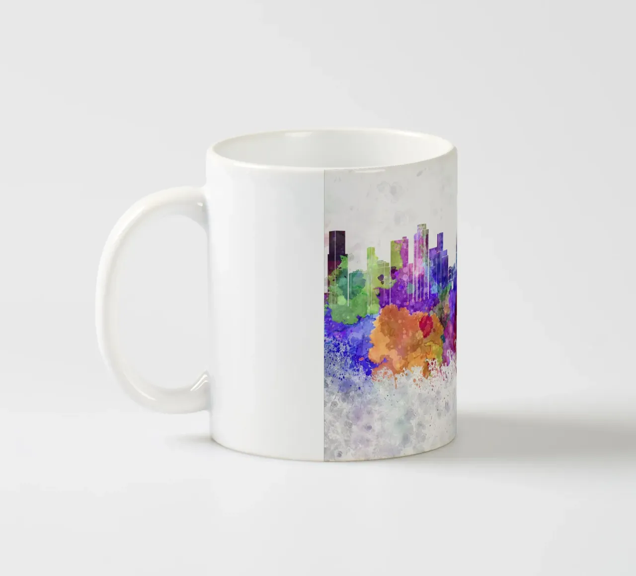 Lo skyline di Colonia in acquerello tazza in ceramica da 🎁 ARTVI-SHOP