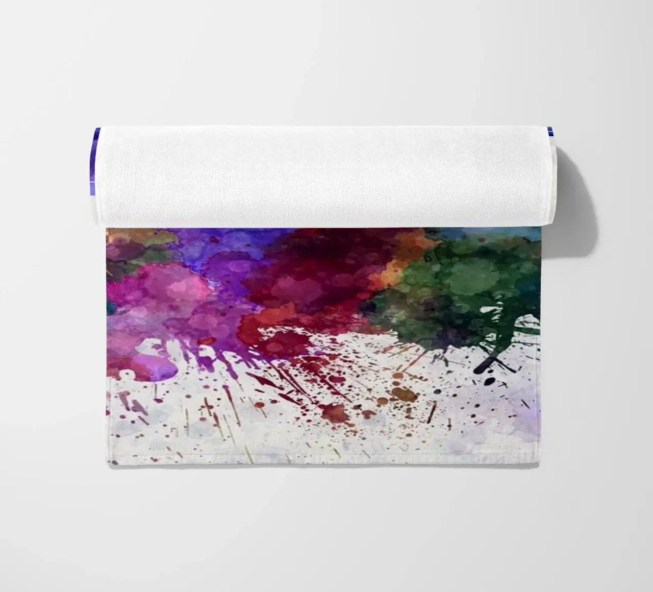 Lo skyline di Colonia in acquerello telo mare da 🎁 NOBELART