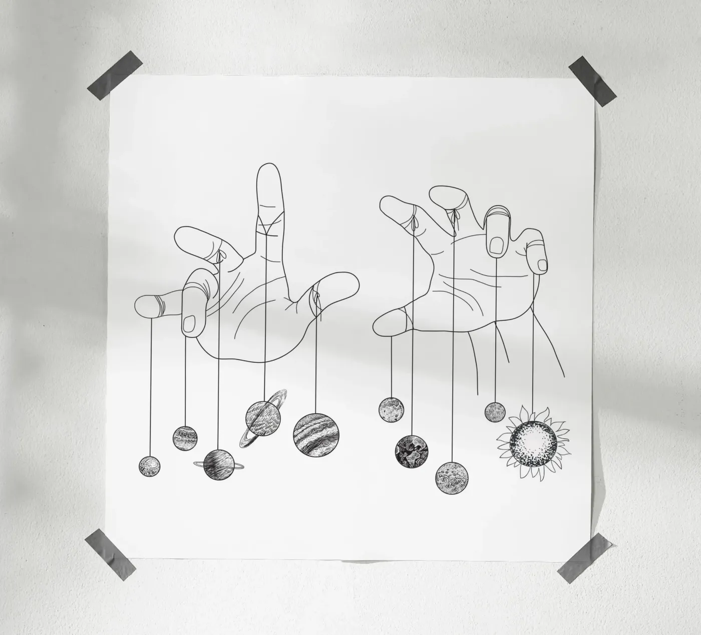 Solar System II poster da Nadjaa