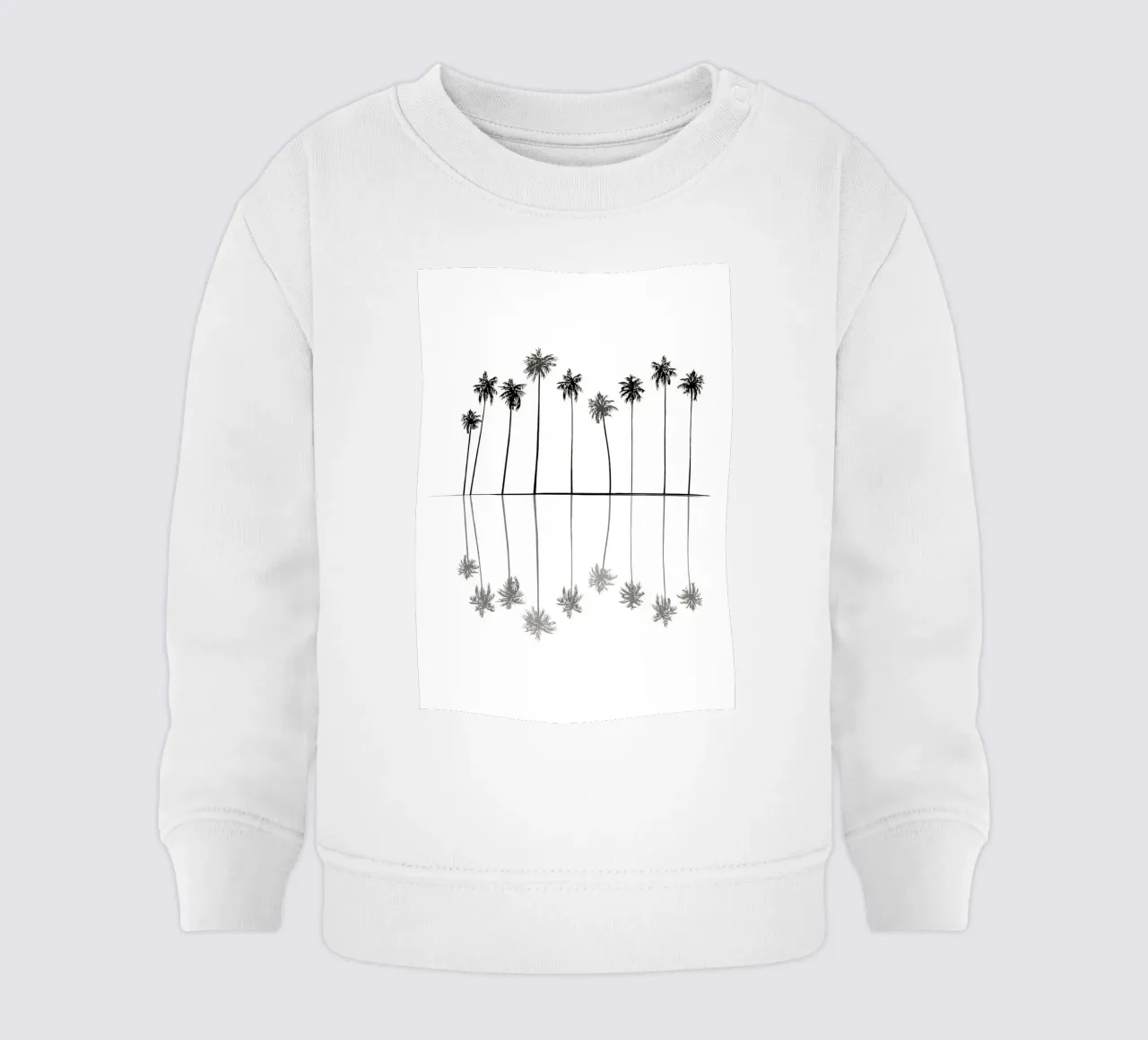 Palm Reflections II felpa neonato da Nadjaa
