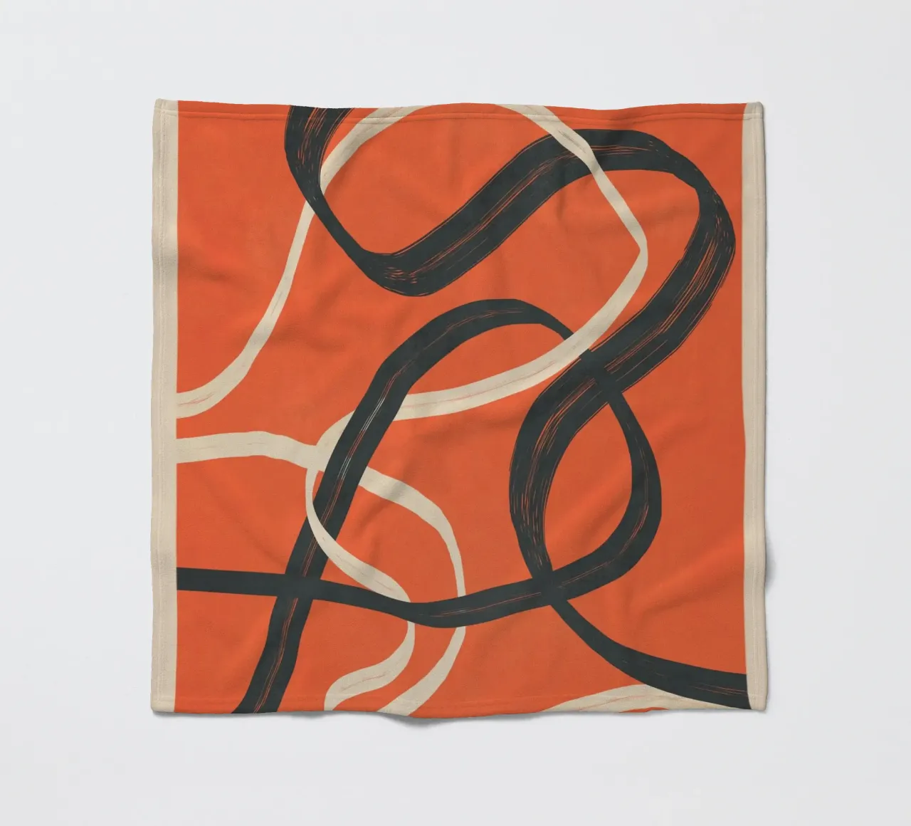 Minimal Abstract Lines Dance 2 coperta in pile da Nadjaa