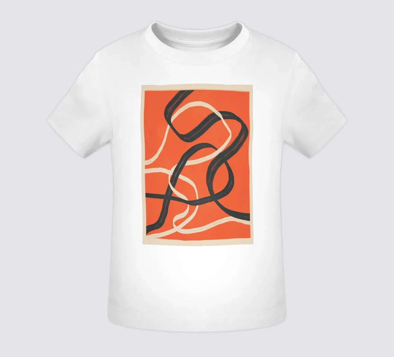 Minimal Abstract Lines Dance 2 maglietta neonato da Nadjaa