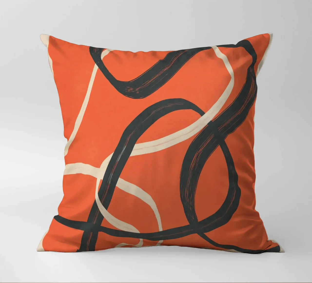 Minimal Abstract Lines Dance 2 cuscino da Nadjaa