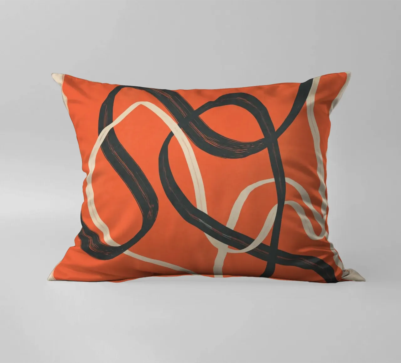 Minimal Abstract Lines Dance 2 cuscino da Nadjaa