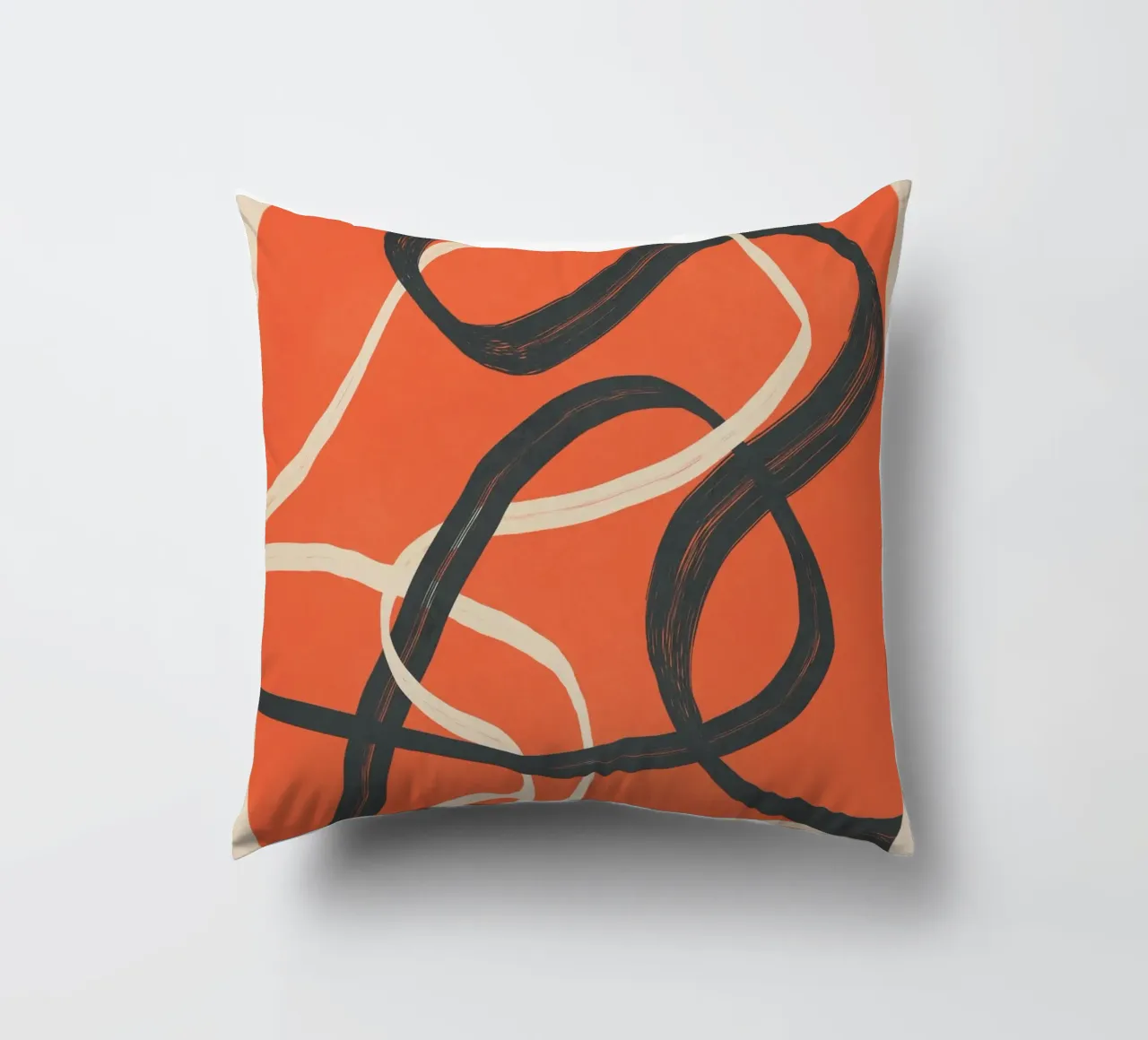 Minimal Abstract Lines Dance 2 cuscino da Nadjaa