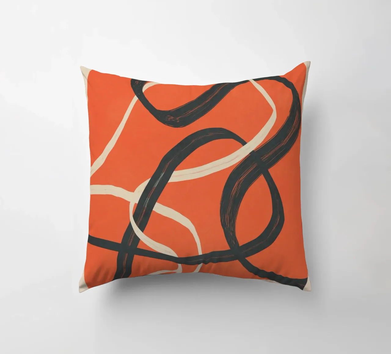 Minimal Abstract Lines Dance 2 cuscino da Nadjaa