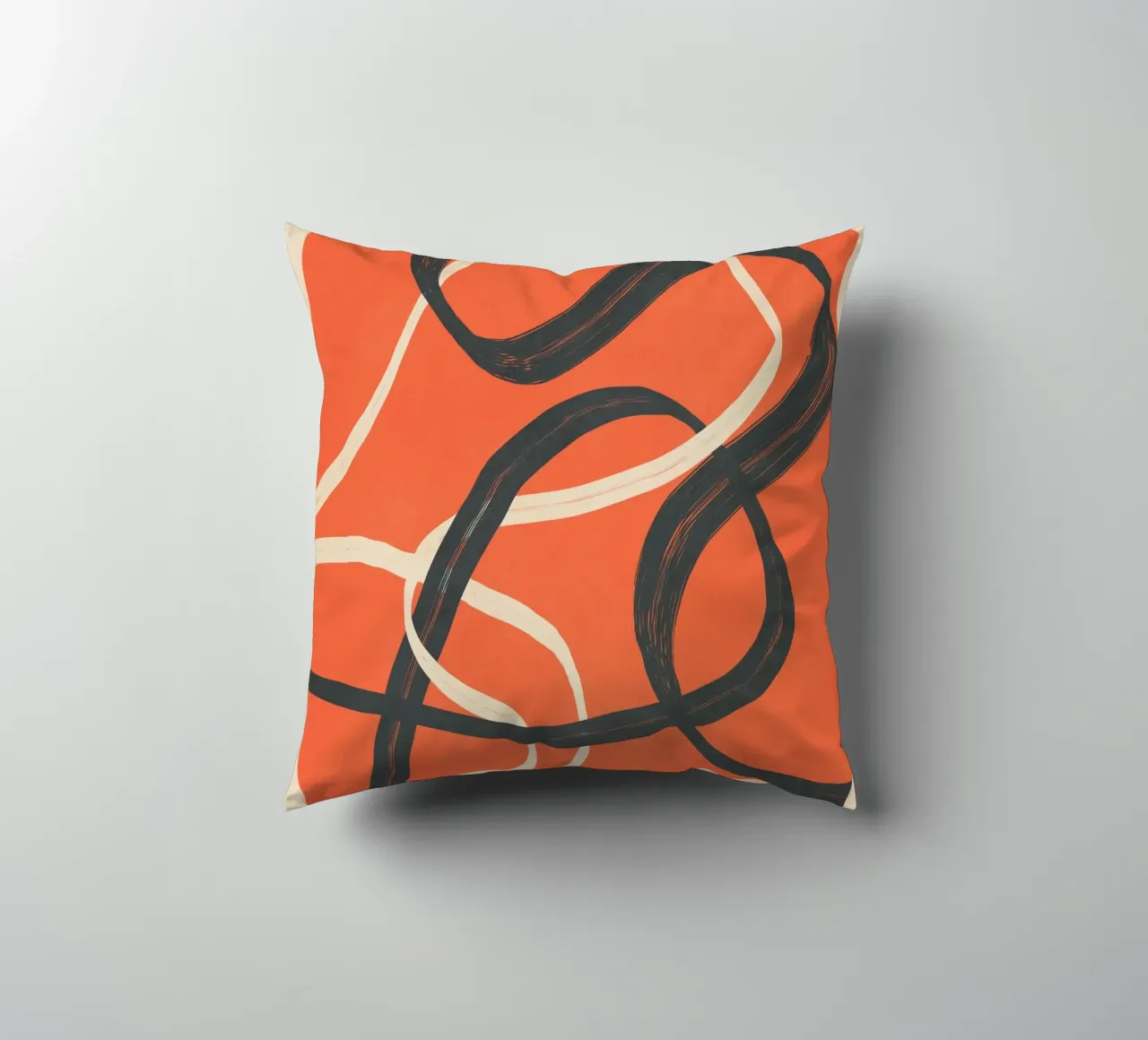 Minimal Abstract Lines Dance 2 cuscino da Nadjaa