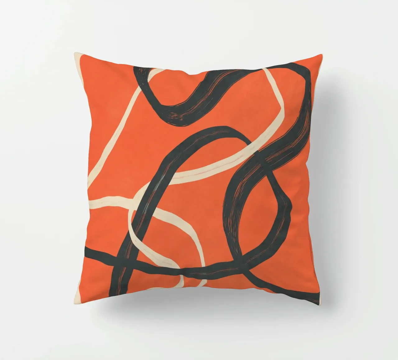 Minimal Abstract Lines Dance 2 cuscino da Nadjaa