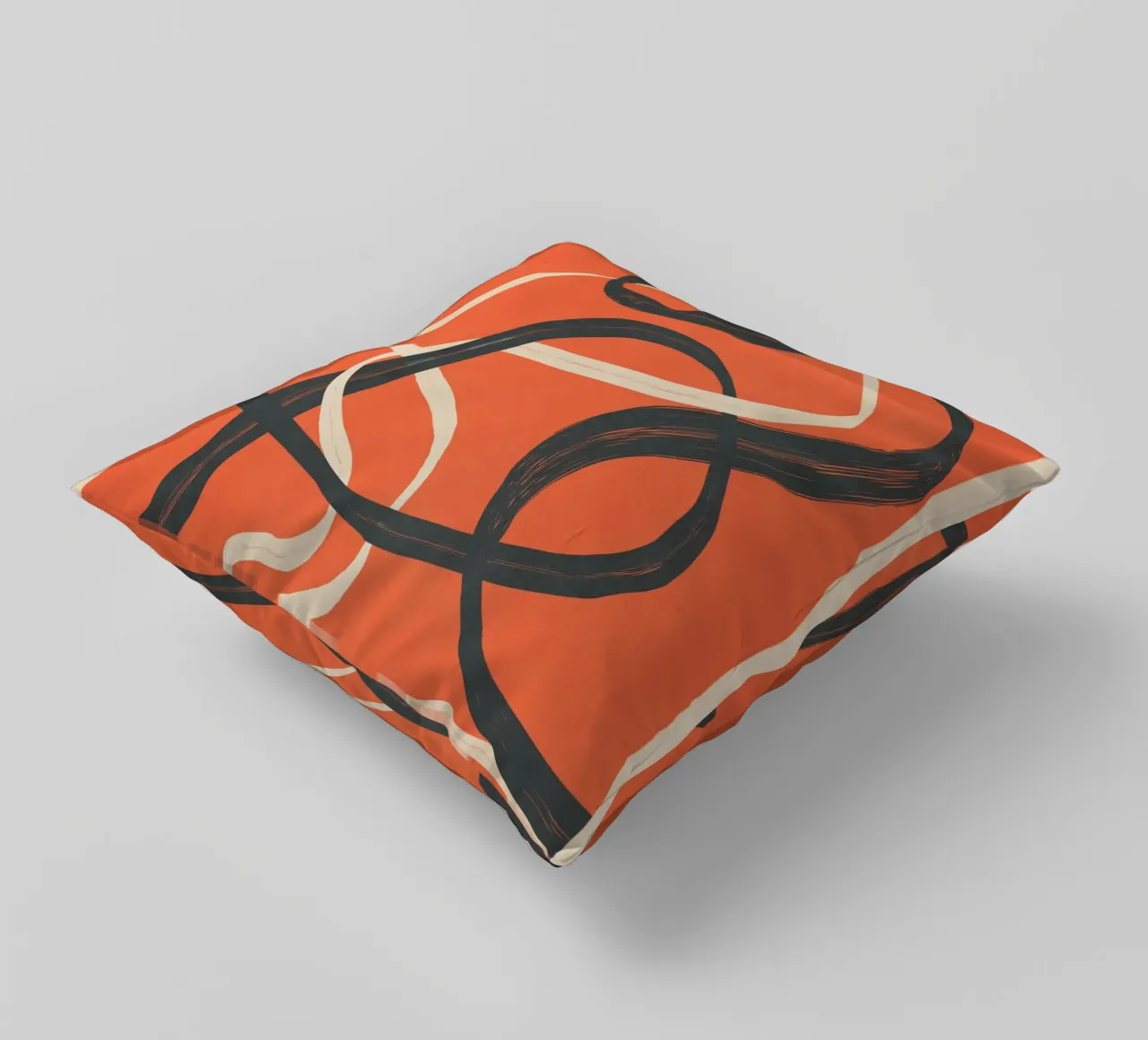 Minimal Abstract Lines Dance 2 cuscino da Nadjaa