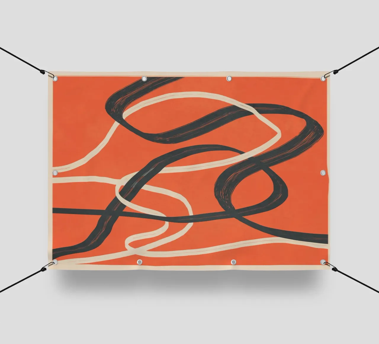 Minimal Abstract Lines Dance 2 telo in pvc da Nadjaa