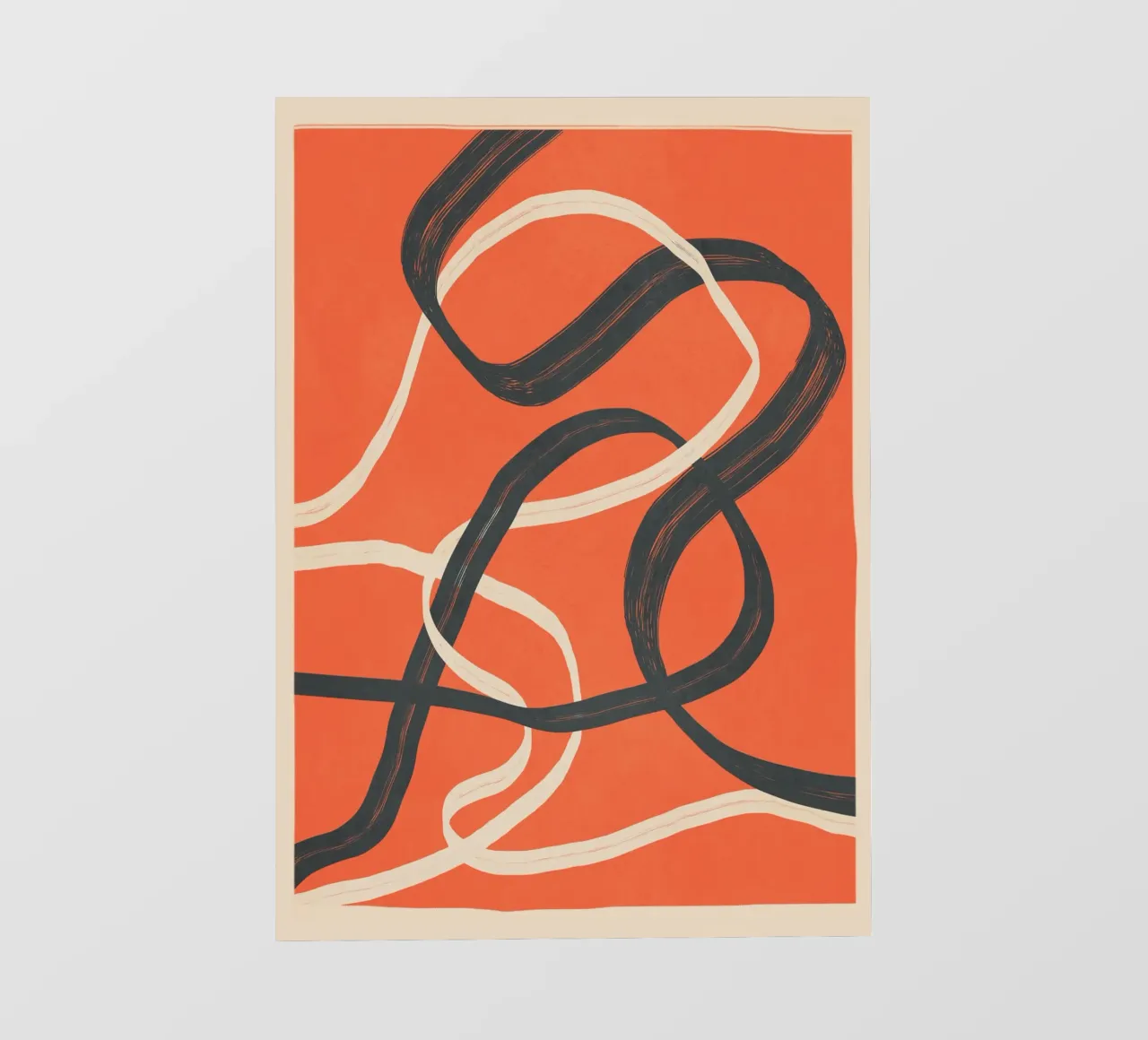 Minimal Abstract Lines Dance 2 telo in pvc da Nadjaa