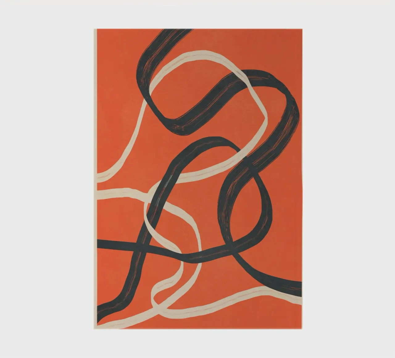 Minimal Abstract Lines Dance 2 notebook by Nadjaa