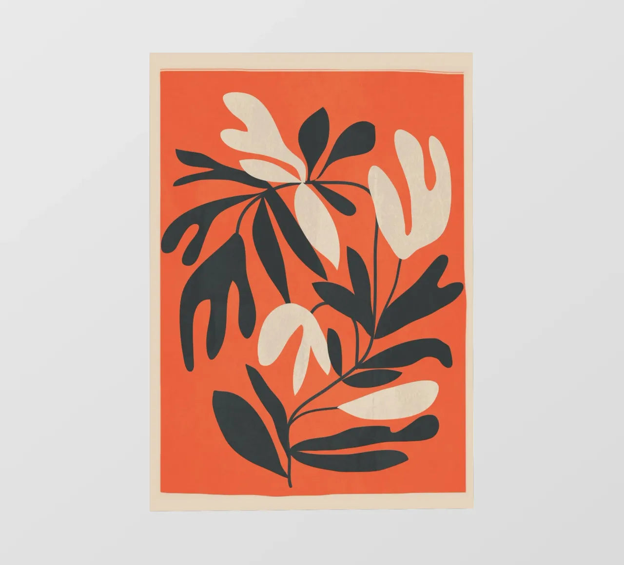 Minimal Abstract Plant Growth 2 telo in pvc da Nadjaa
