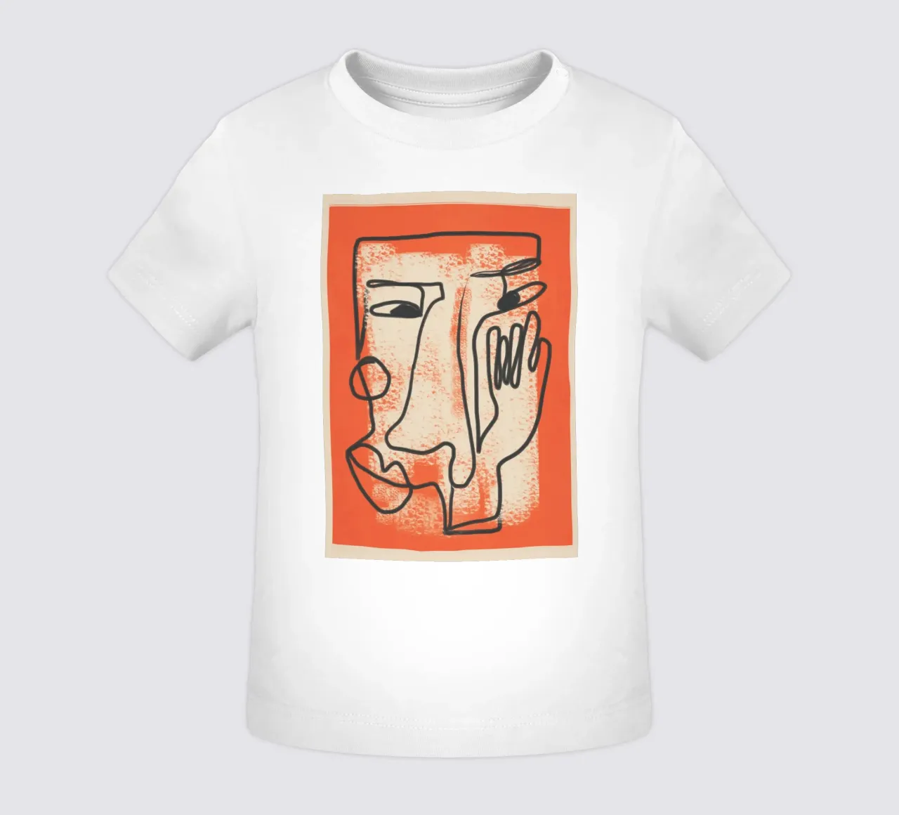 Minimal Face Impression 2 maglietta neonato da Nadjaa