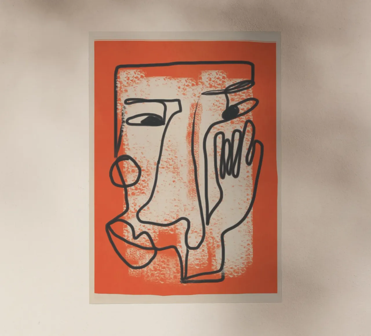 Minimal Face Impression 2 pellicola backlit da Nadjaa