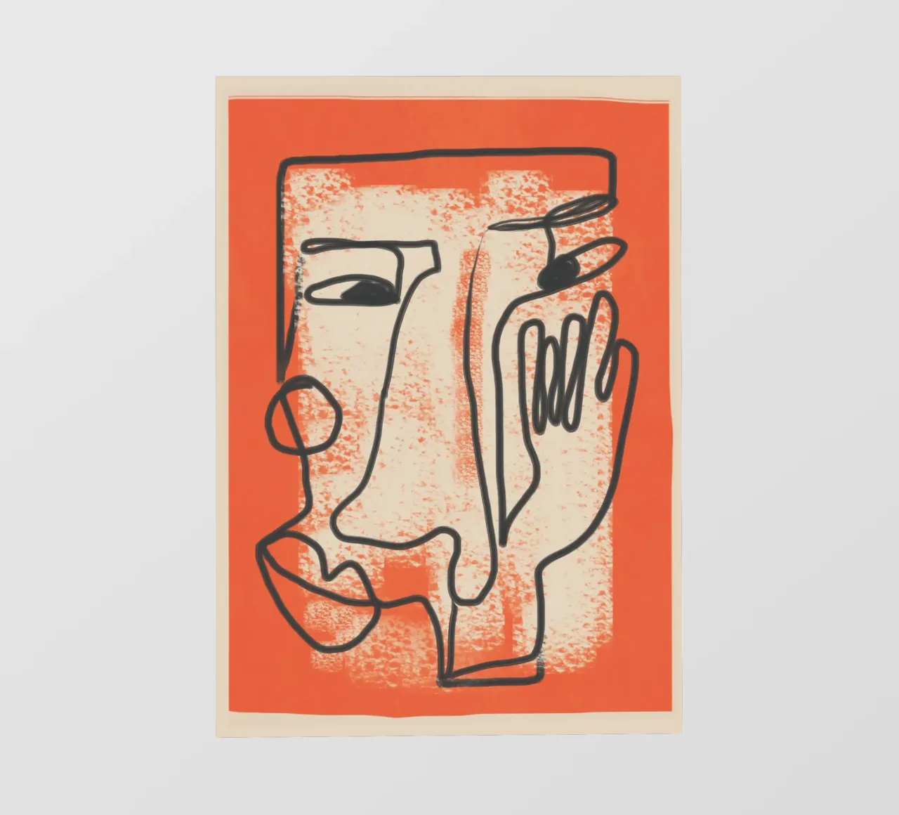 Minimal Face Impression 2 pellicola backlit da Nadjaa