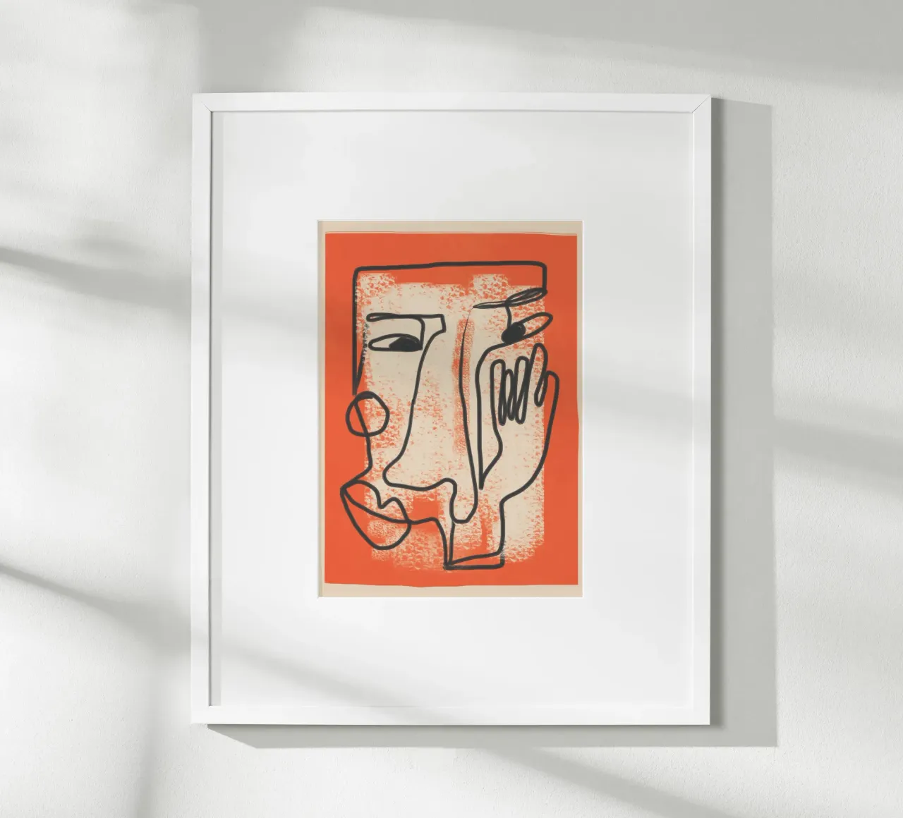 Minimal Face Impression 2 poster da Nadjaa