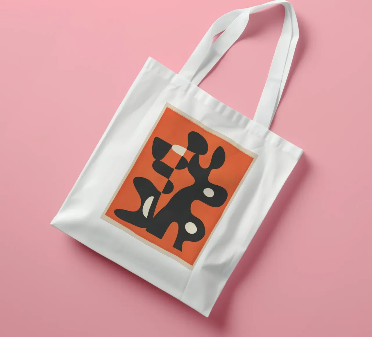 Modern Abstract Art Motion 2 borsa in juta da Nadjaa