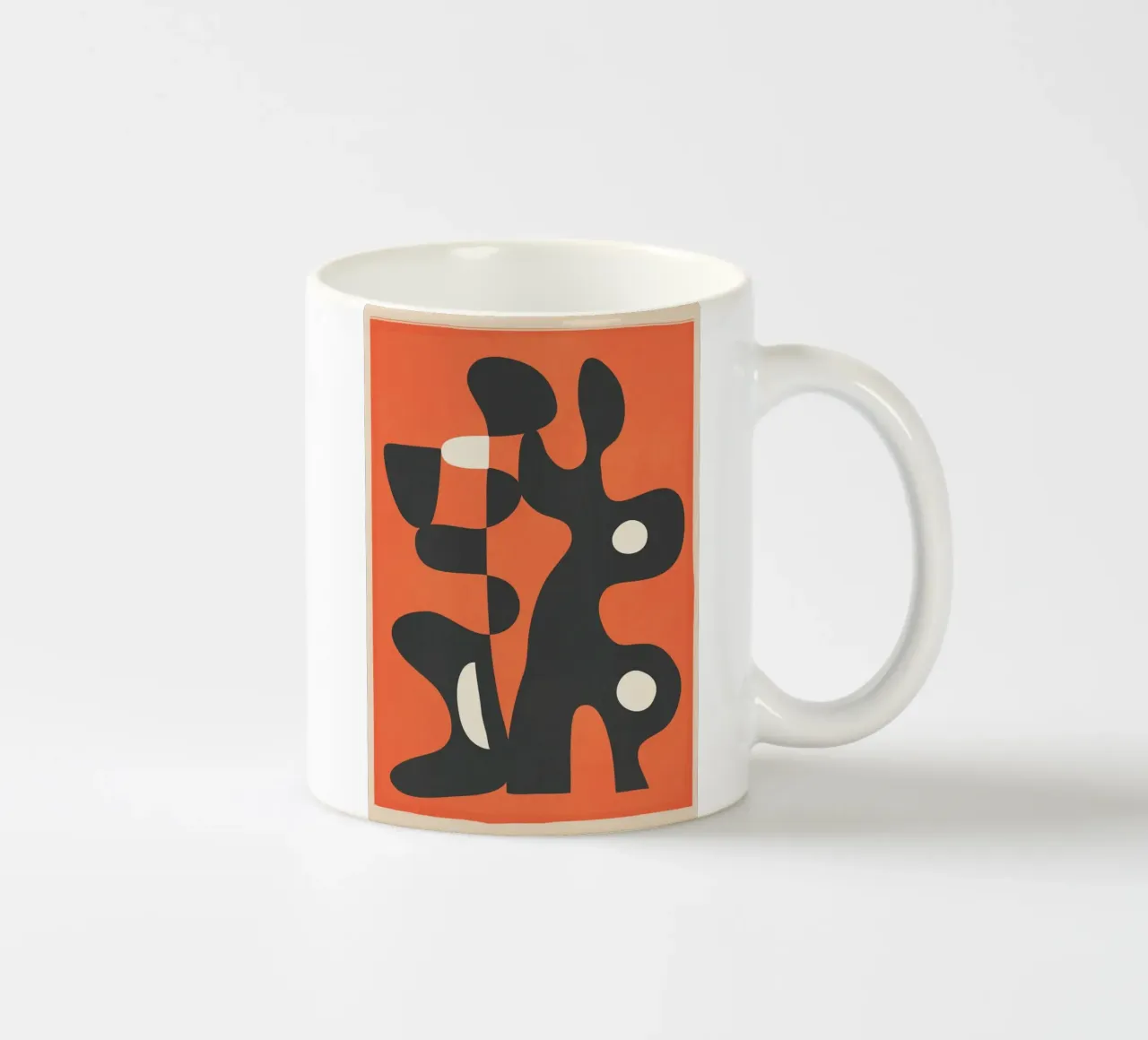 Modern Abstract Art Motion 2 tazza in ceramica da Nadjaa