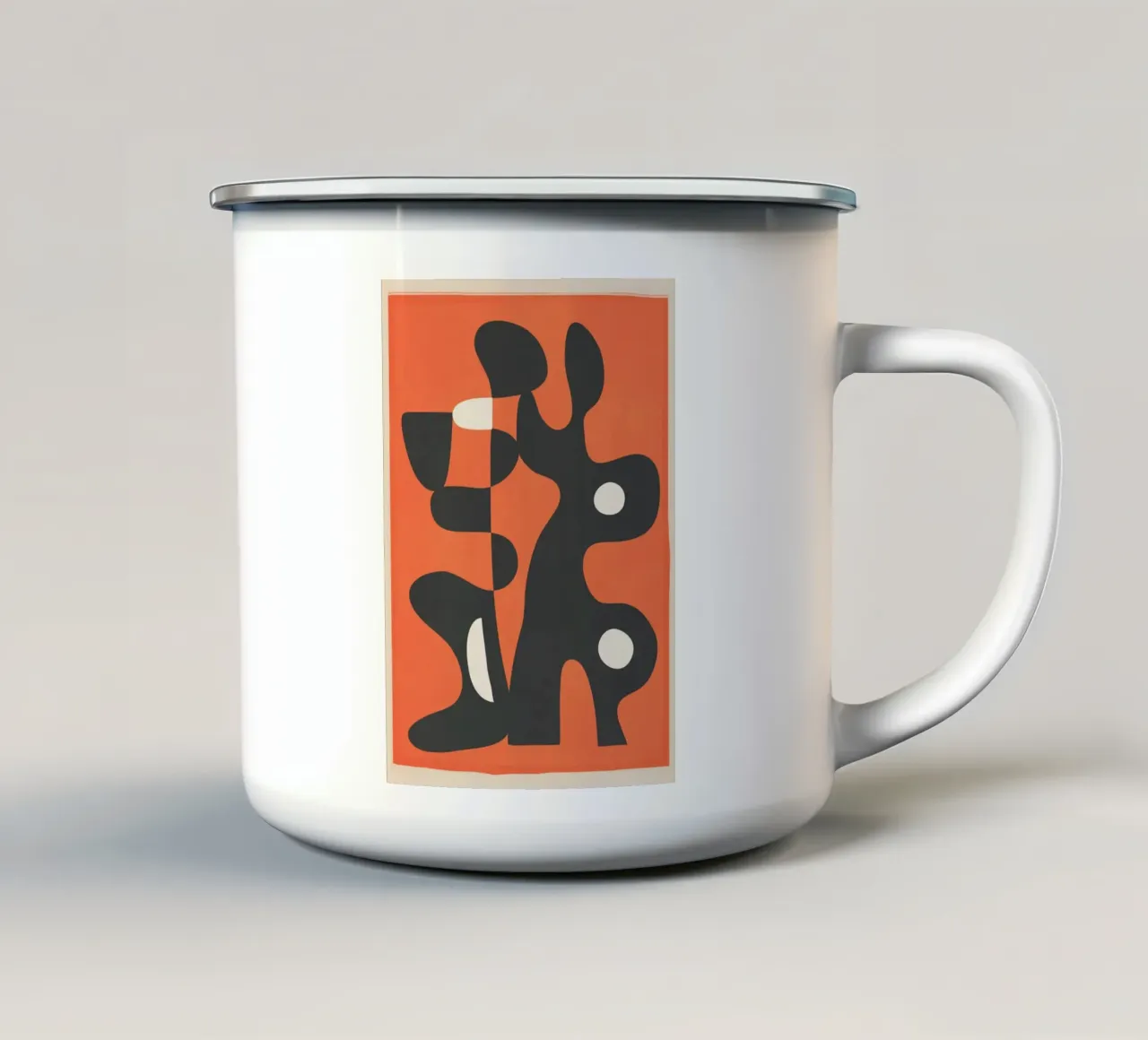 Modern Abstract Art Motion 2 tazza in smalto da Nadjaa