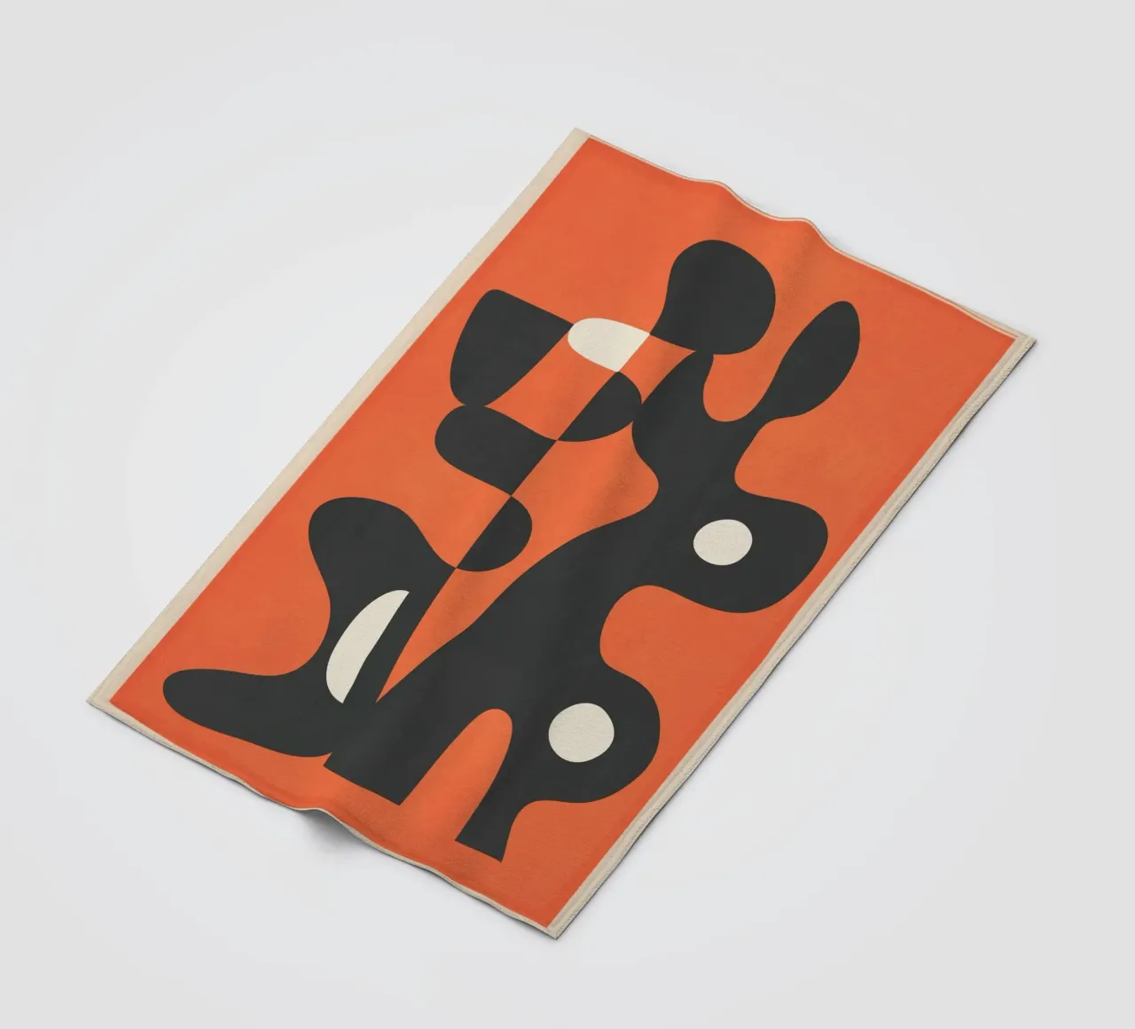 Modern Abstract Art Motion 2 coperta in pile da Nadjaa