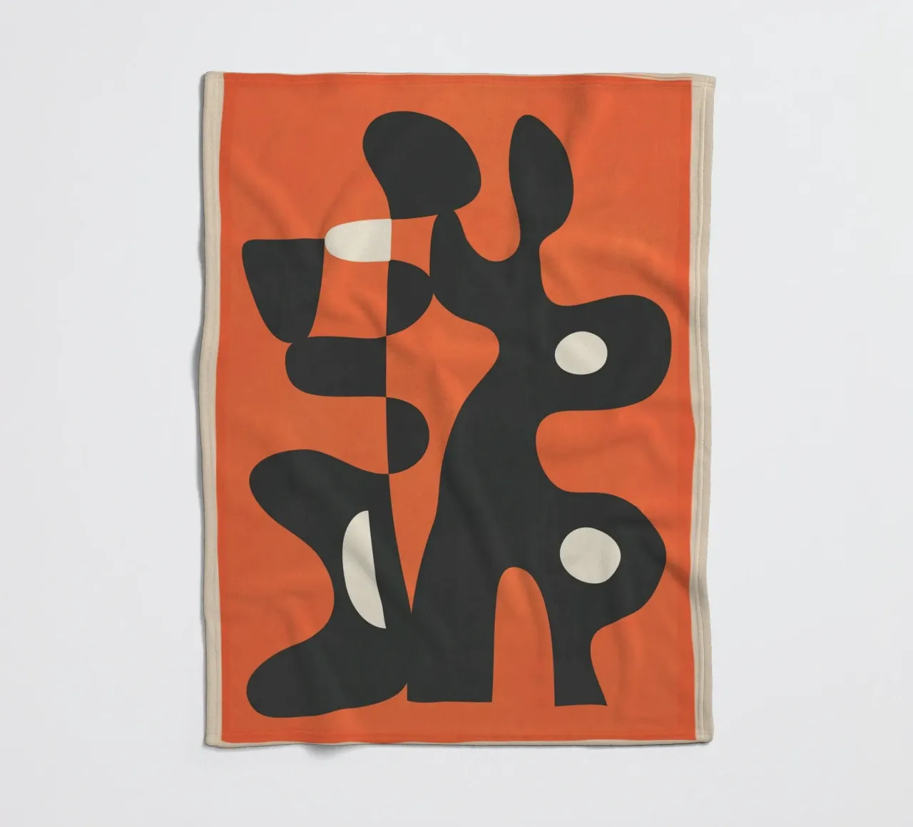 Modern Abstract Art Motion 2 coperta in pile da Nadjaa