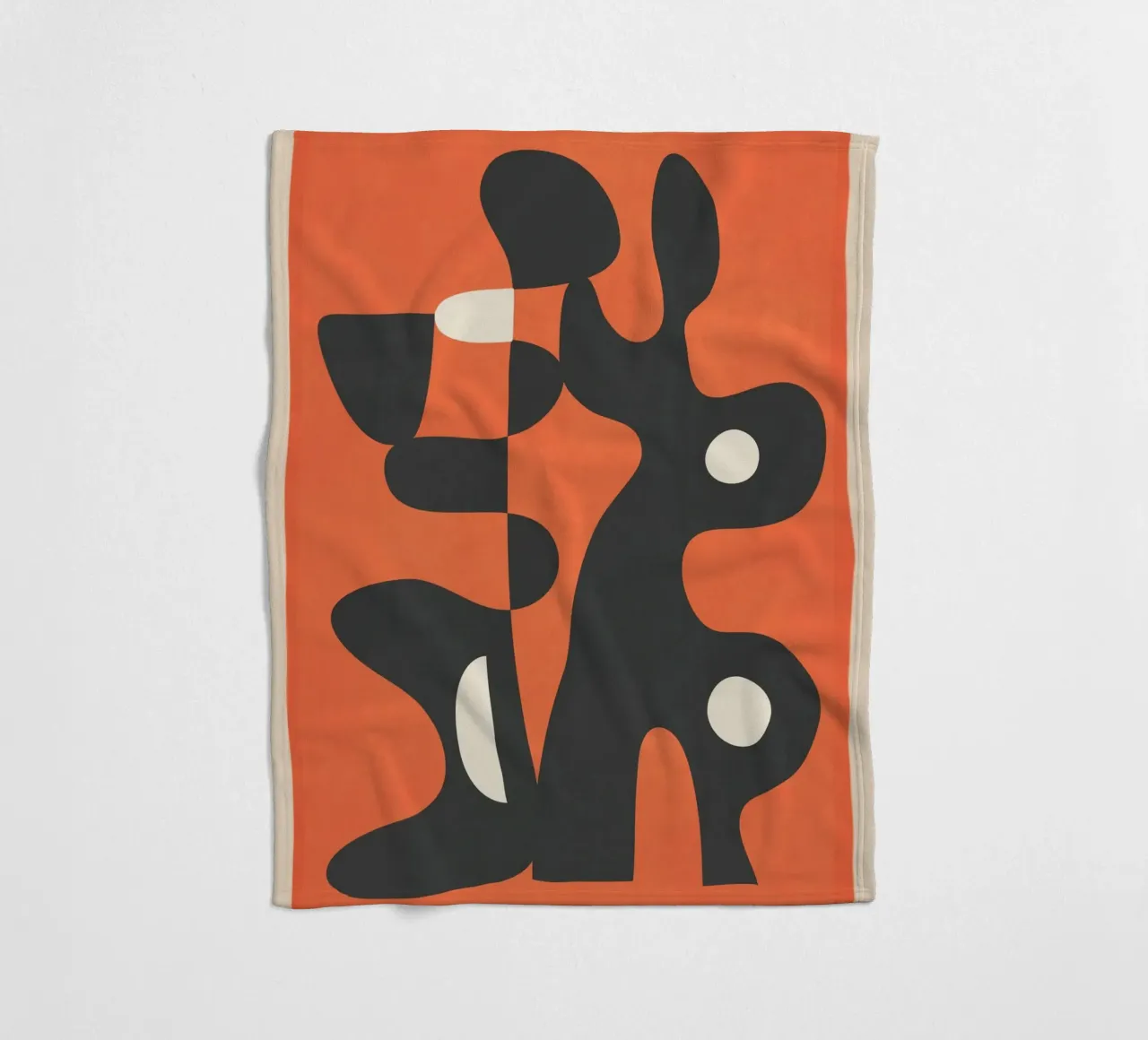 Modern Abstract Art Motion 2 coperta in pile da Nadjaa
