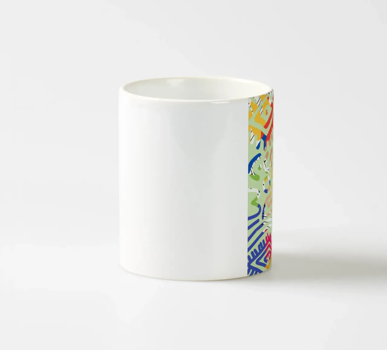 Graffiti scribble 02 tazza in ceramica da Little Dean