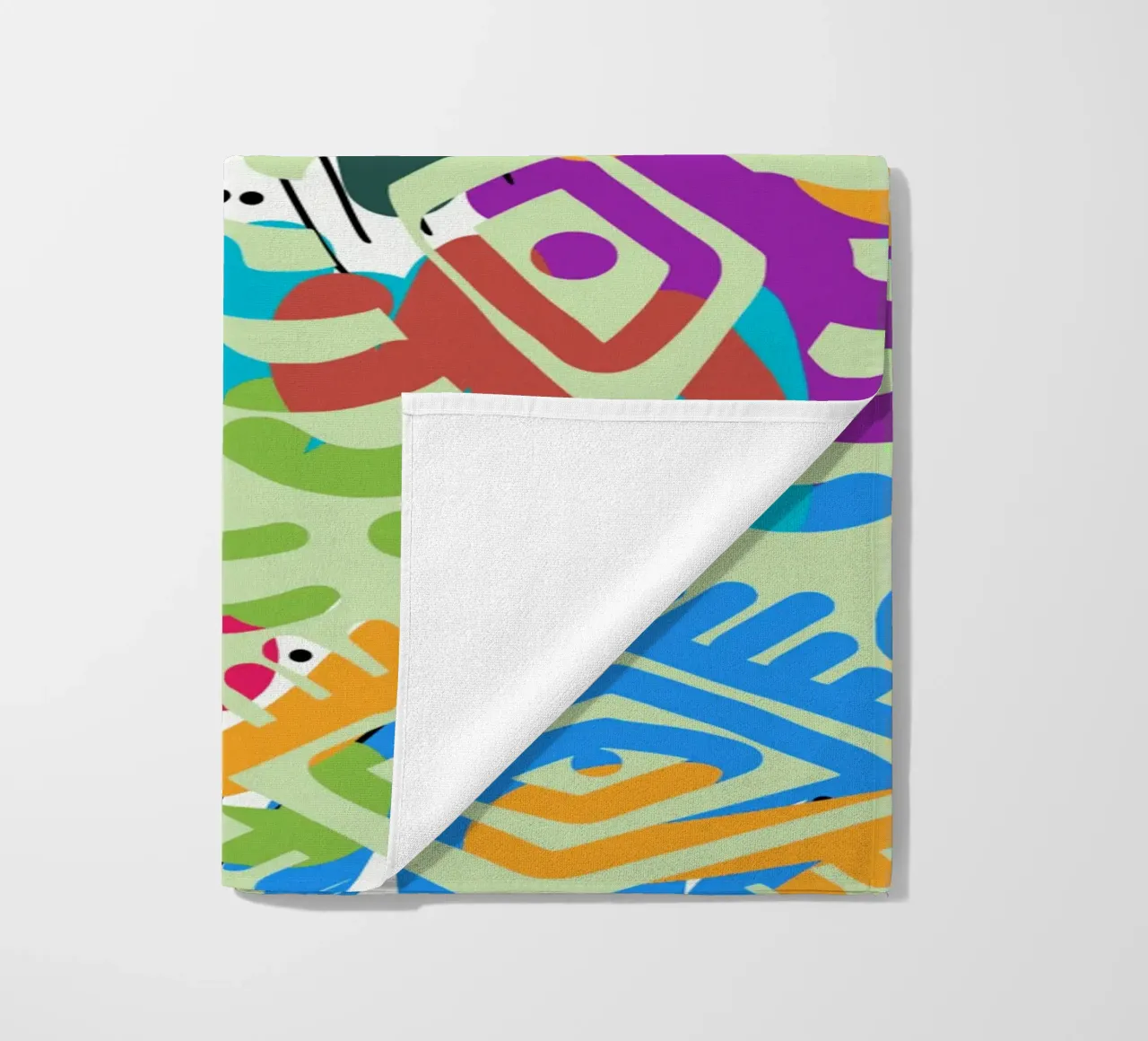 Graffiti scribble 02 telo mare da Little Dean