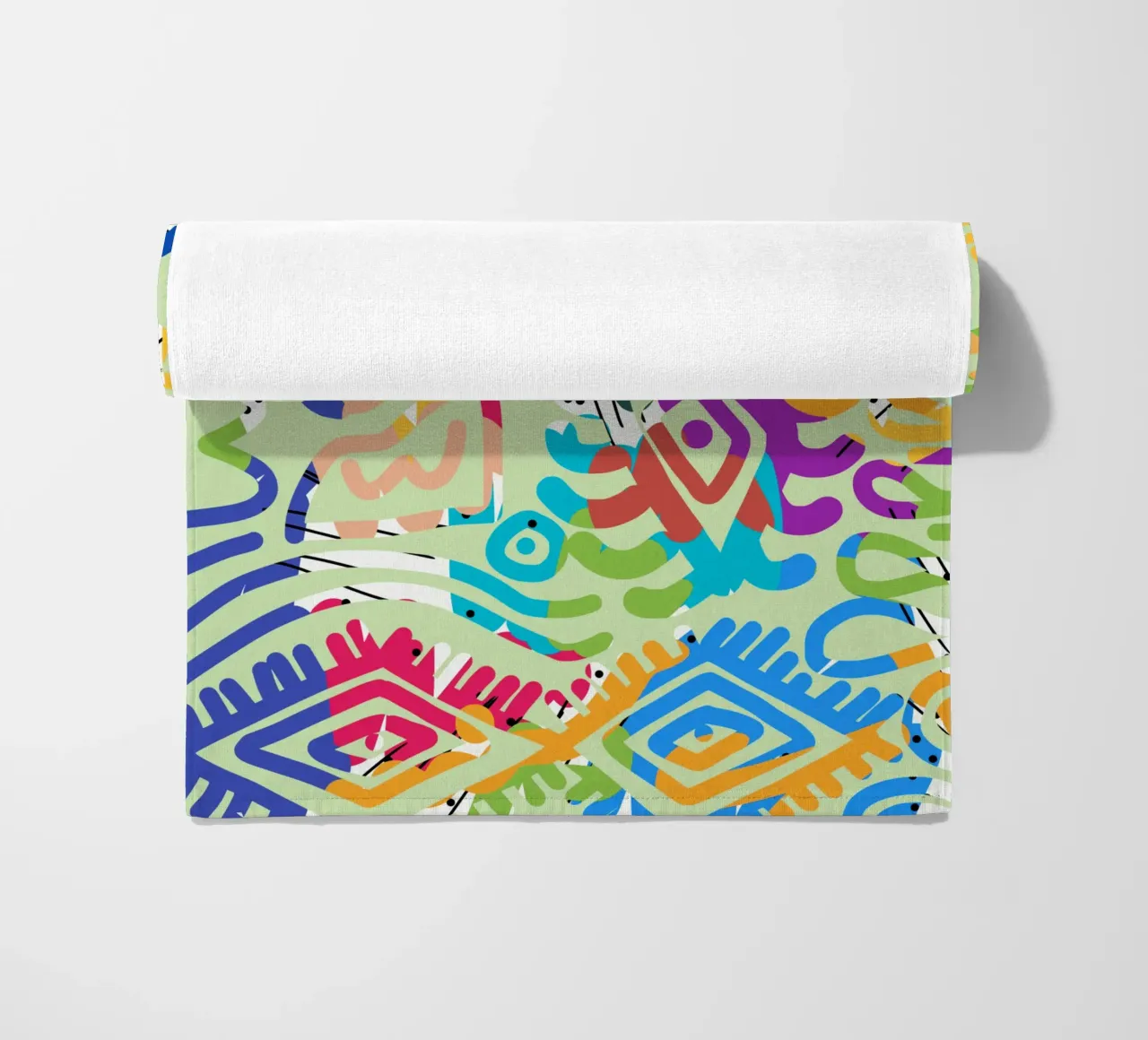 Graffiti scribble 02 telo mare da Little Dean