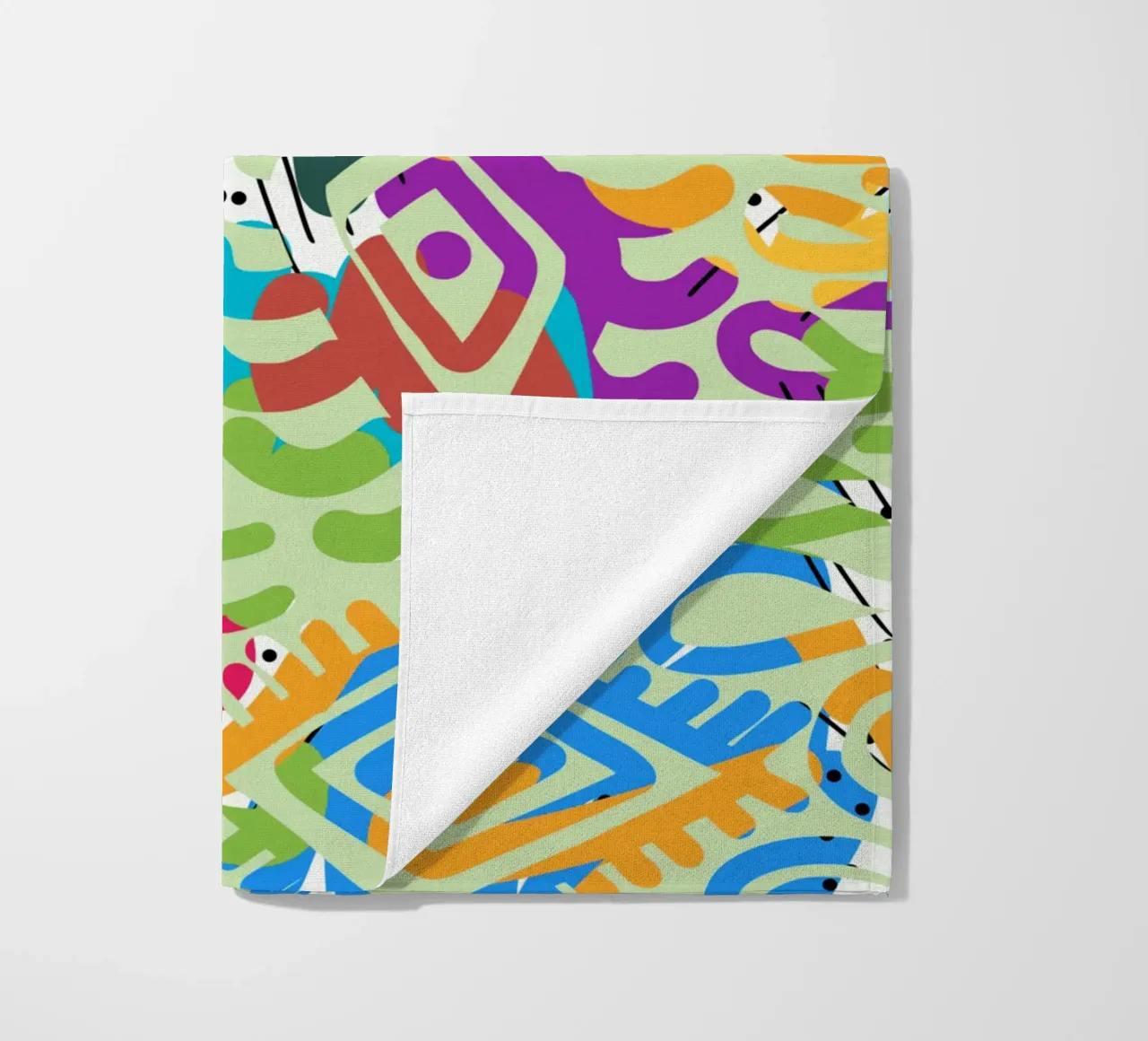 Graffiti scribble 02 telo mare da Little Dean